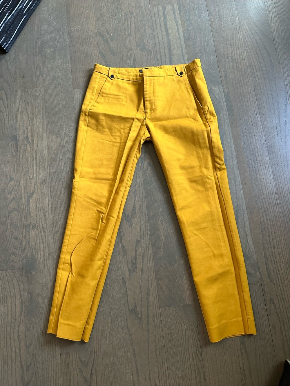 Zara Basic Yellow Trousers us 4